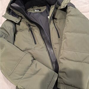 The Kooples Army Green Puffer Jacket